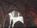 vue intérieure du monastère fortifié