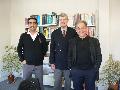 Les confrenciers et le directeur de la Mdiathque